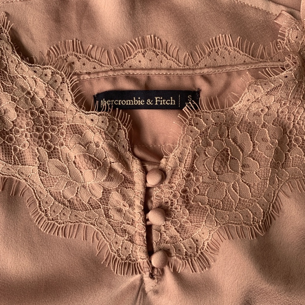Silk and Lace Tank by Abercrombie